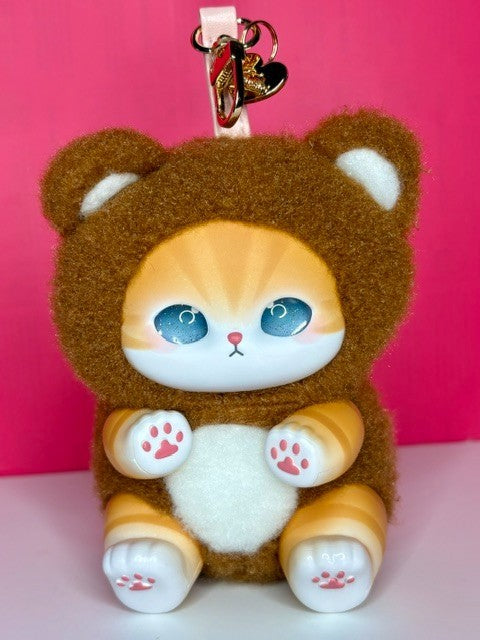 Mofusand Fluffy Kittens Bear Kumaniyan Collectible Plush Bag Charm New