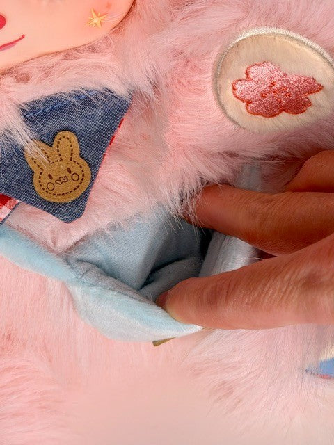 Mocici Rag Doll Adventure 800% Pink Bunny Collectible Plush Figure New