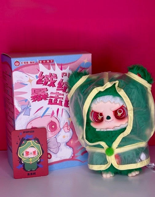 PIPIZI Fluffy Strike Plush Pendants~ Designer Blind Box Labubu BB3 Vibe NEW