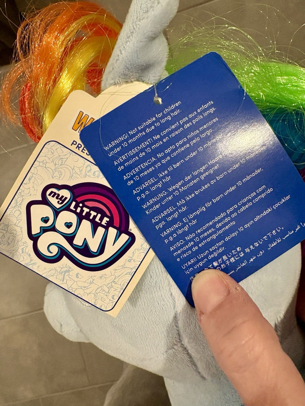 My Little Pony Rainbow Dash Build-A-Bear Plush – Retired – New with Tags NWT