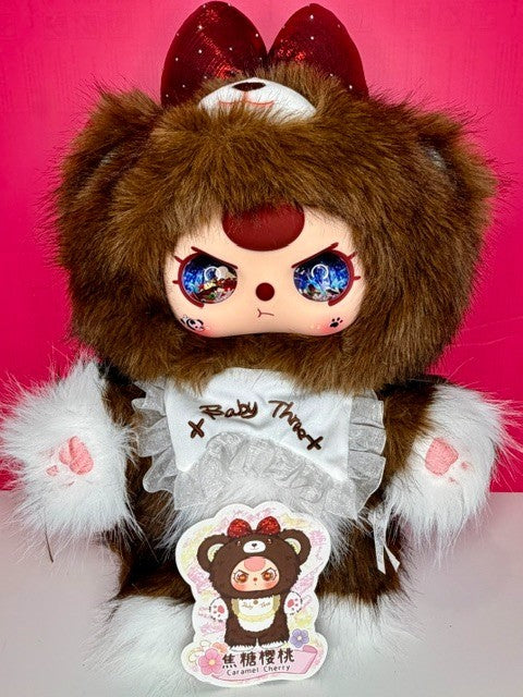 Baby Three Sugar Baby 400% V2 Caramel Cherry Custom Faceplate Bear Plush