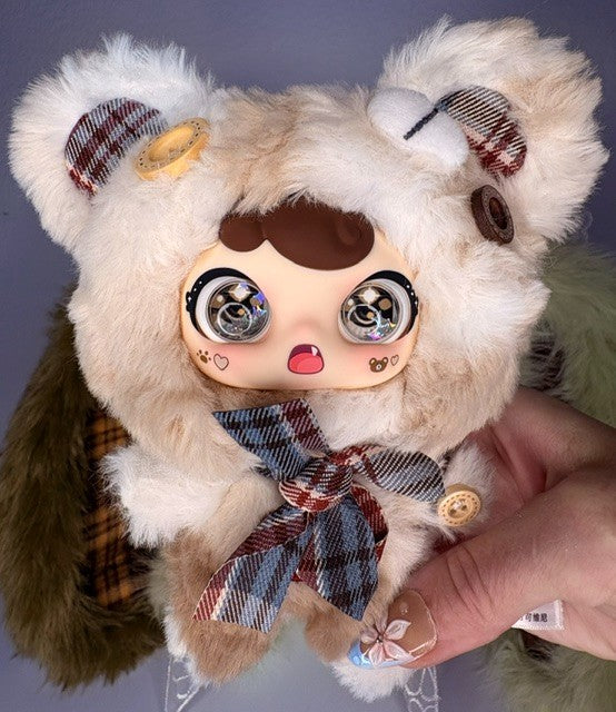 Zaza BB 800% Bexin Workshop Green Rabbit Surprise Mini Magnetic Paci Plush Doll