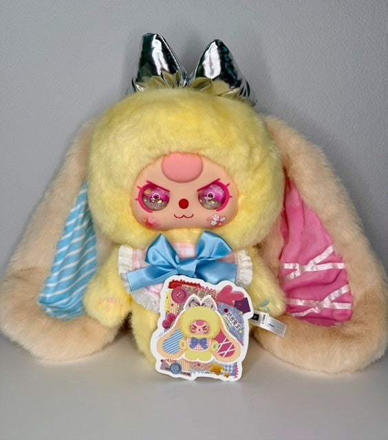 Baby Three BB3 400% Pocket Tubaobao Latte Bunny CUSTOM FACE Plush Figure New