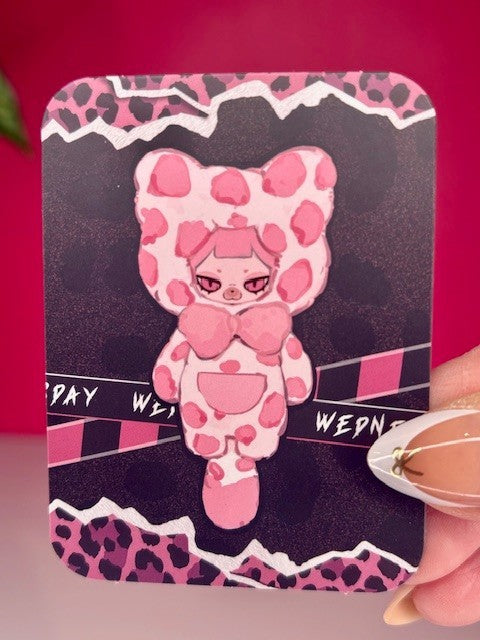 Piku The Week Plush Pendant Blind Box — Choice of 6 Days Y2K Leopard Charm