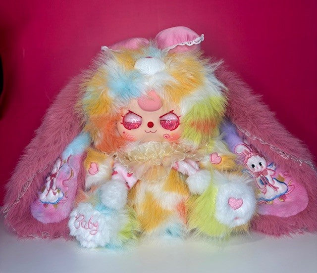 Baby Three Lily Rabbit Town V5 400% Rainbow Bunny Designer Plush Blind Box