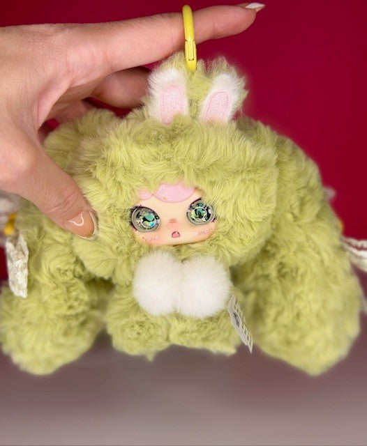 Zaza Soft Little Cloud Plush Bag Charm ~ Choice of 8 ~ Liquid Glitter Eyes NEW