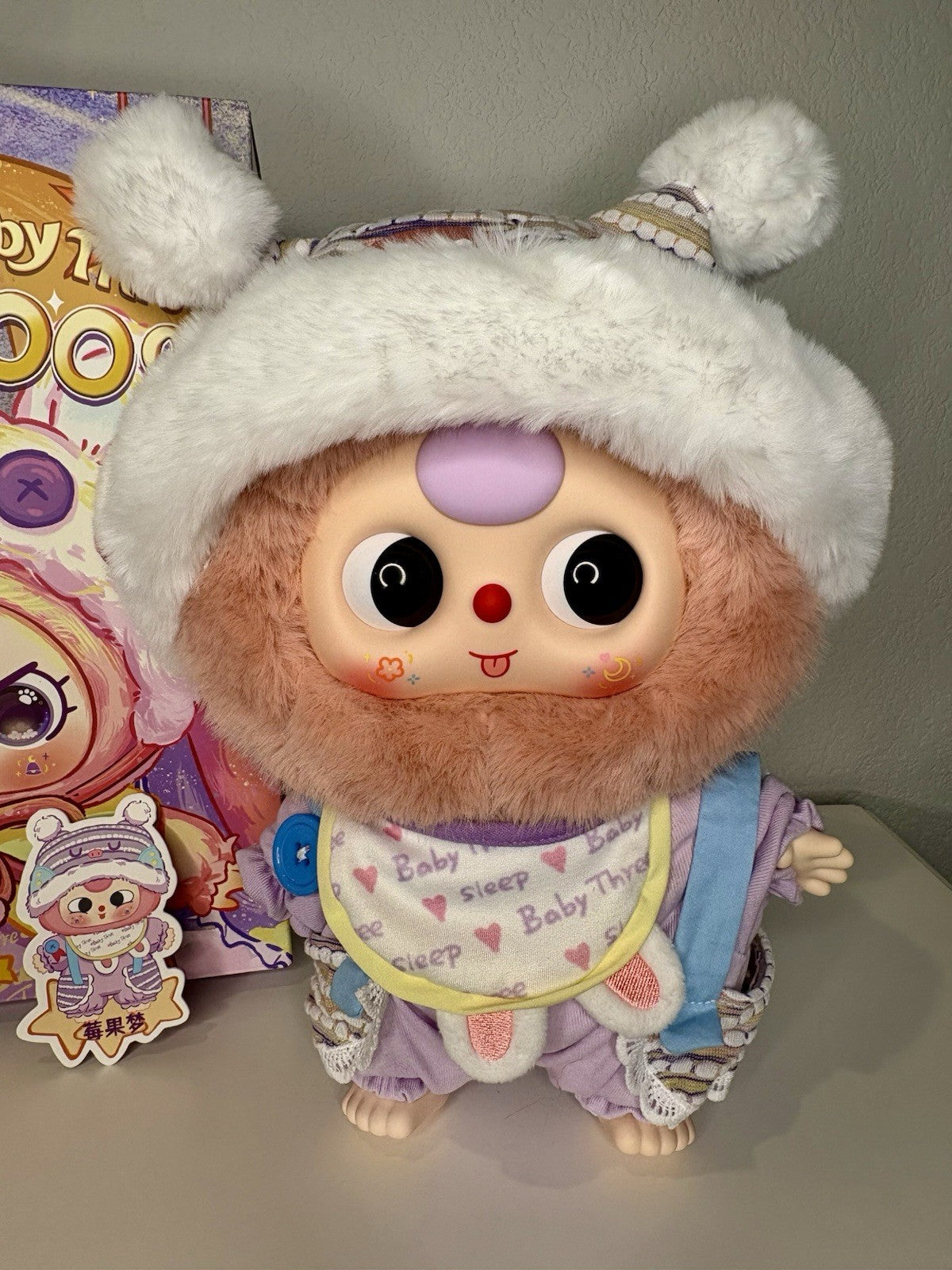 Baby Three Sweet Dreams 400% Plush- Berry Dream