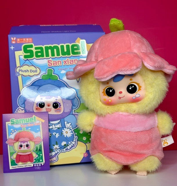 Samuel Flower Shadow Light Flow Tulip Plush Doll Scented New