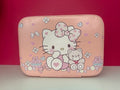 Sanrio Hello Kitty Hard Shell Makeup Case Travel Vanity + Free Labubu NEW