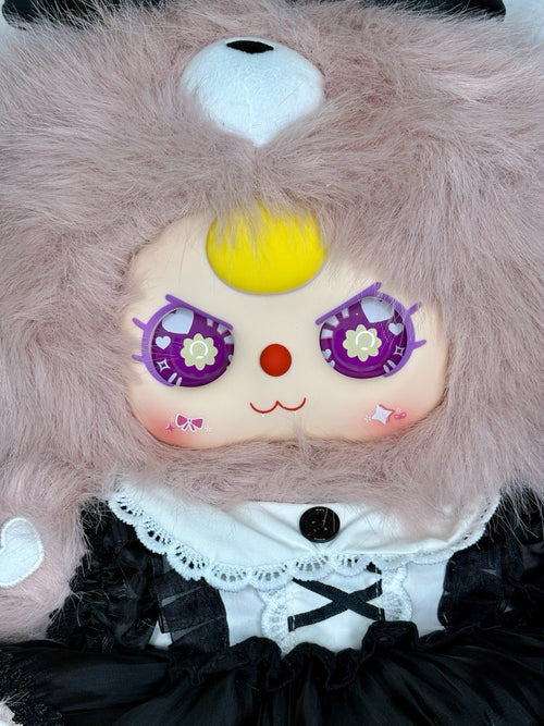 Baby Three Lily Rabbit Town V5 400% Confirmed Pink and Black Bunny