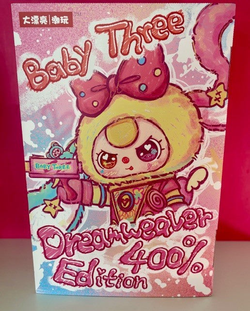 Baby Three BB3 Dreamweaver 400% Limited Edition Plush Figure AUTHENTIC RARE NEW