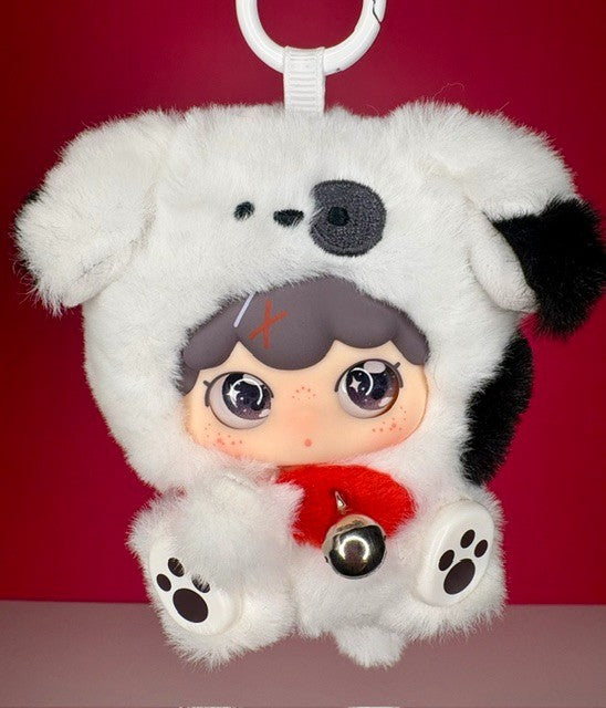 Kimipapa Animals Sitting in a Row Collectible Plush Pendant- Customer Pick!