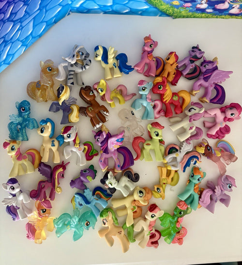 37 Assorted My Little Pony Figurines
