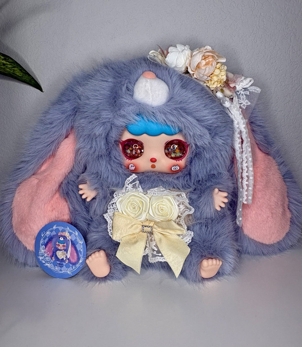 NEW Nai Fu Bunny Sauce 600% Plush Doll- Blueberry Puff