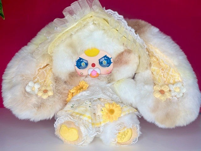 BabyThree BB3 Sun Blossom 400% Plush — Yellow Designer Blind Box Collectible