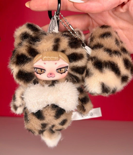 Piku The Week Plush Pendant Blind Box — Choice of 6 Days Y2K Leopard Charm