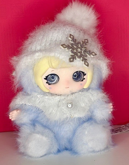 Ziyuli Cloudland Dreams Fluffy Snow Plush Pendant Blind Box Collectible