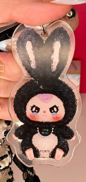Curaplaneta Baby Three Love Chain Acrylic Blind Bag Keychain Confirmed