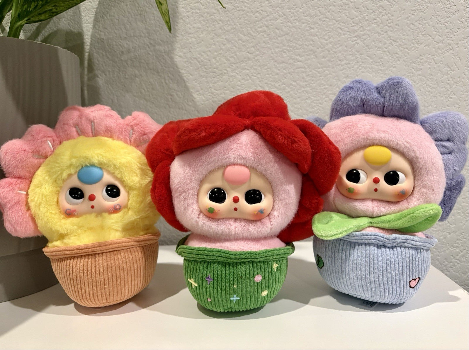BB3 A Small Flower Pot Plush Baby ThreeFlower Pendants- Your Choice incl SECRET