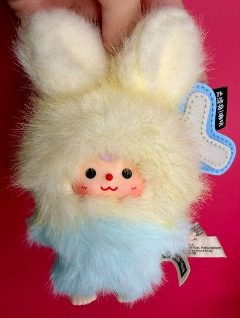 Baby Three BB3 Super Mini Bunny Plush Letter Keychain O-Z Customer Pick New