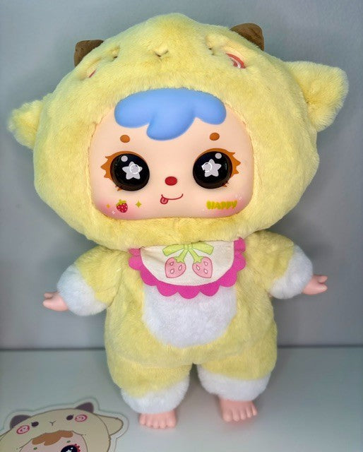 Samuel 1000% Strawberry Cream Lamb Plush Cake Shop New