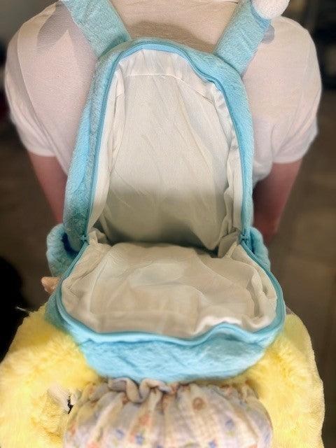 Baby Three Your Backpack 800% Bumbee Yellow Rabbit Plush Wearable