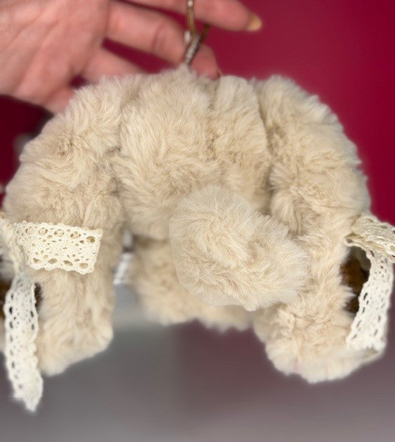 Zaza Soft Little Cloud Plush Bag Charm ~ Choice of 8 ~ Liquid Glitter Eyes NEW