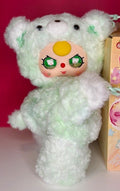 New Baby Three 400% Hugging Baby Backpack Plush Series - Green Bunny