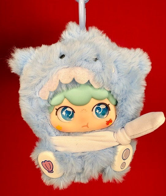 Kimipapa Animals Sitting in a Row Collectible Plush Pendant- Customer Pick!