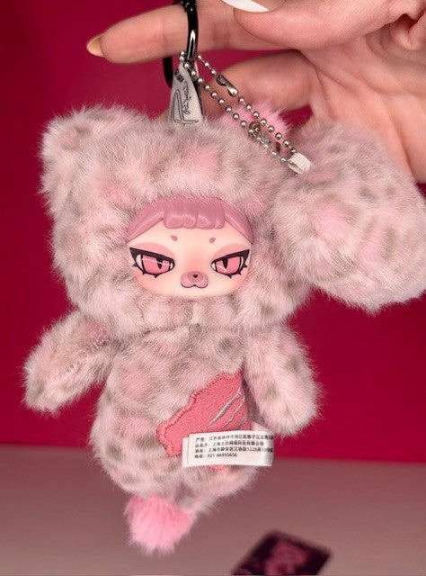 Piku The Week Plush Pendant Blind Box — Choice of 6 Days Y2K Leopard Charm