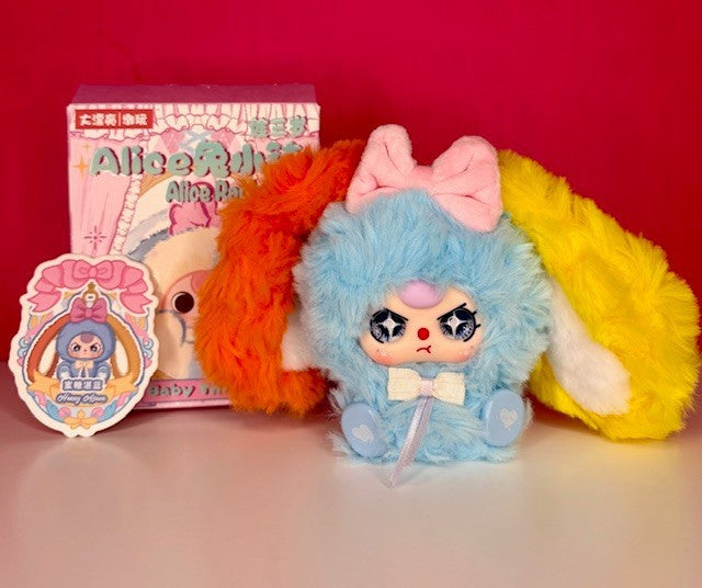 BabyThree BB3 Alice Rabbit Town Plush Bag Charm — Honey Azure Collectible