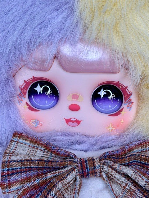 Mocici Rag Doll Adventure 800% Purple Yellow Bear Plush Figure New