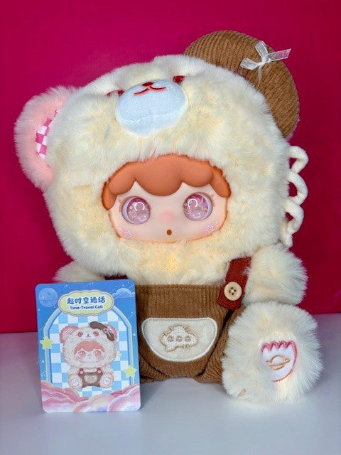 KIMIPAPA 400% Tiny Cosmos Time-Travel Call Designer Plush Bear Collectible