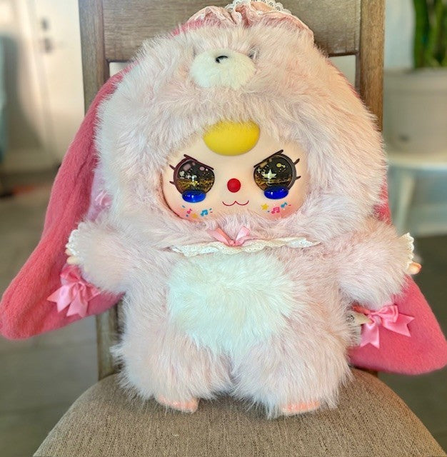BB3 Baby Three 800% AI Interactive Talking Warmheart Rabbit Gold Liquid Cry Eyes
