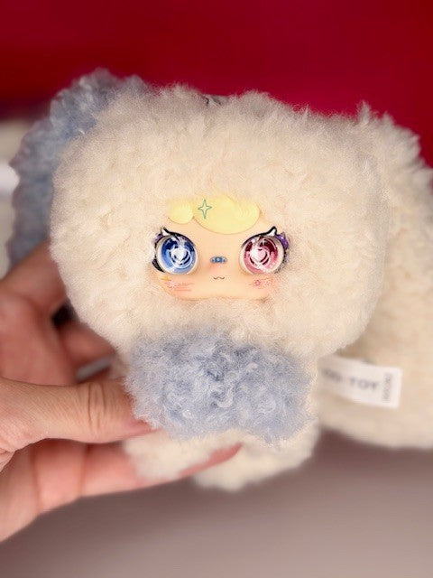 Zaza Soft Little Cloud Plush Bag Charm ~ Choice of 8 ~ Liquid Glitter Eyes NEW