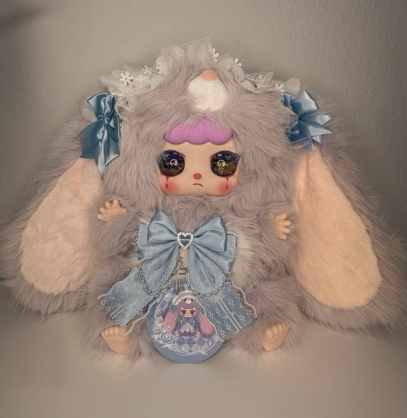 NEW Nai Fu Bunny Sauce 600% Designer Plush - Taro Paste Mille-Crepe