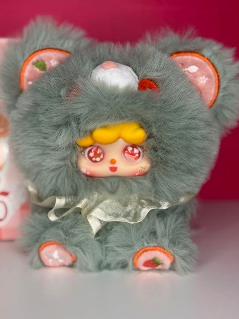 Migo Garden Cake House Strawberry Matcha Collectible Plush Doll Figure Blind Box