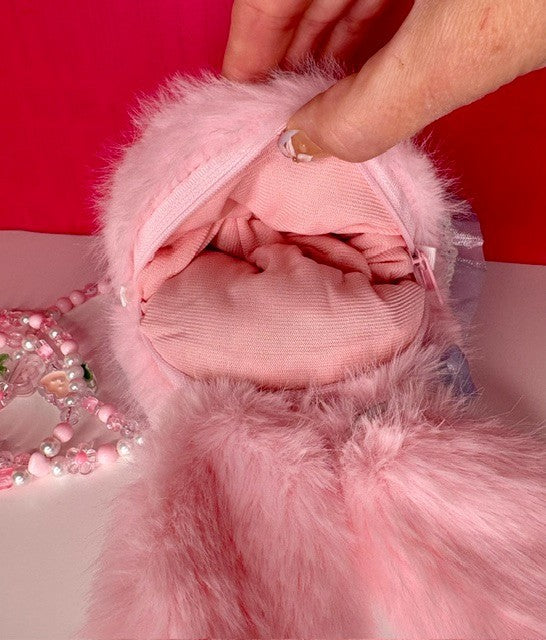 Baby Three BB3 Macchiato Mini Rabbit Bag Plush Coin Purse Customer Pick New