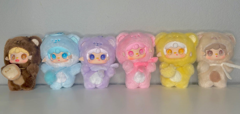 Yooki V4 Take A Bite Of Bear Series Plush Designer Keychains- Your Choice!