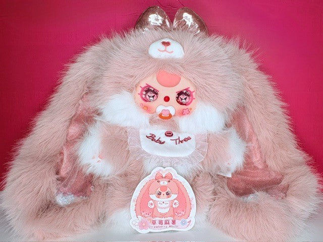 Baby Three BB3 Sugar Baby V2 400% Strawberry Mochi Custom Kuromi Plush