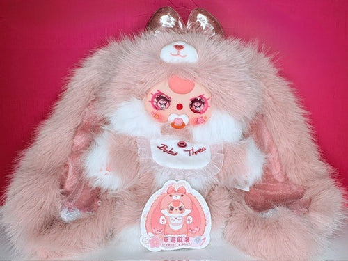 Baby Three BB3 Sugar Baby V2 400% Strawberry Mochi Custom Kuromi Plush