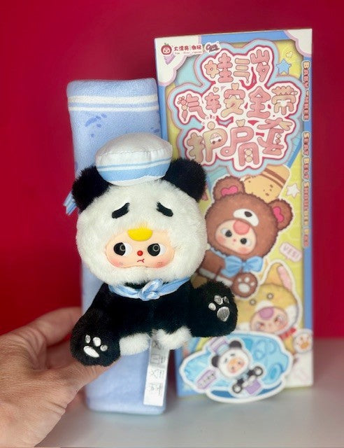 Baby Three BB3 Plush Seatbelt Shoulder Pad Cover — Choice of 8 Cute Animals