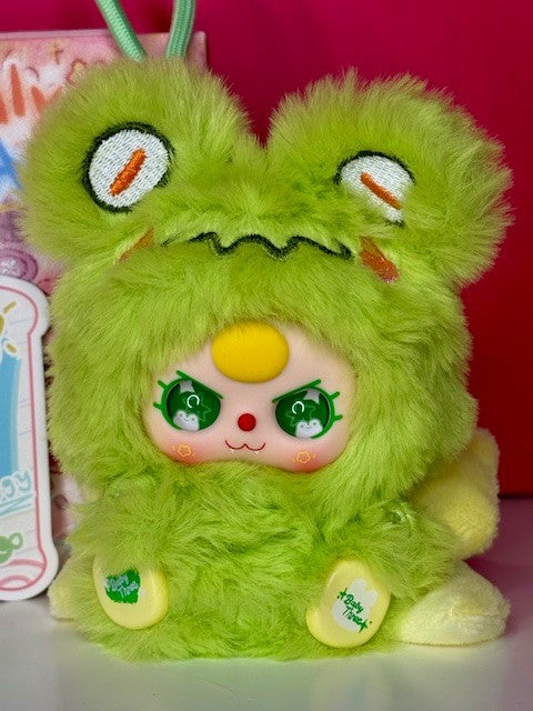 NEW Baby Three Weirdly Adorable Mini Plush Pendant- Shy Little Froggy