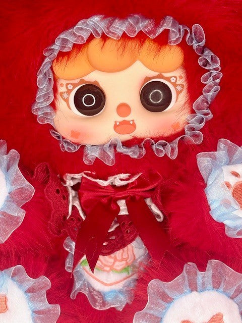 Migo 600% Rose Tea Party Rose Garden Plush Blind Box Designer Art Toy