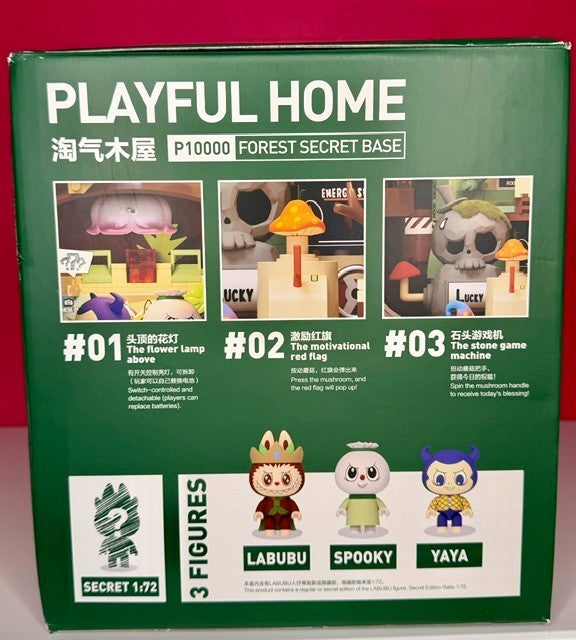 Pop Mart Pop Blocks Labubu Forest Secret Base Playful Home Building Set New