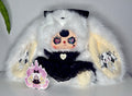 Baby Three Lily Rabbit Town V5 400% White & Black Bunny (Black Liquid 3D Eyes)