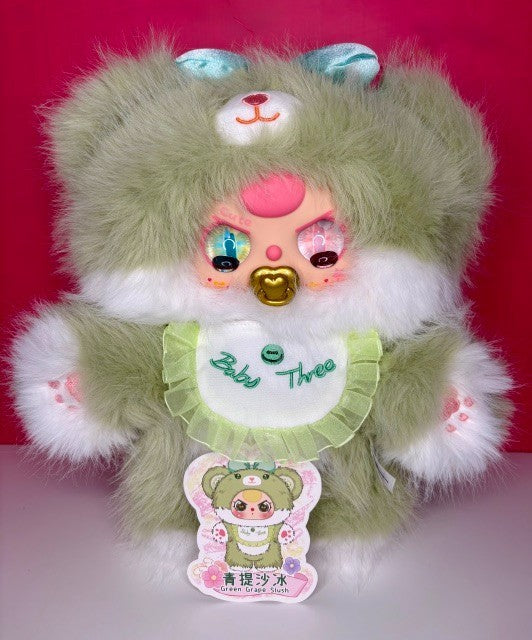 Baby Three Sugar Baby V2 Green Grape Slush Custom Plush New