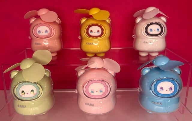 Emma Mini Fan Kawaii Character USB Rechargeable Customer Pick New