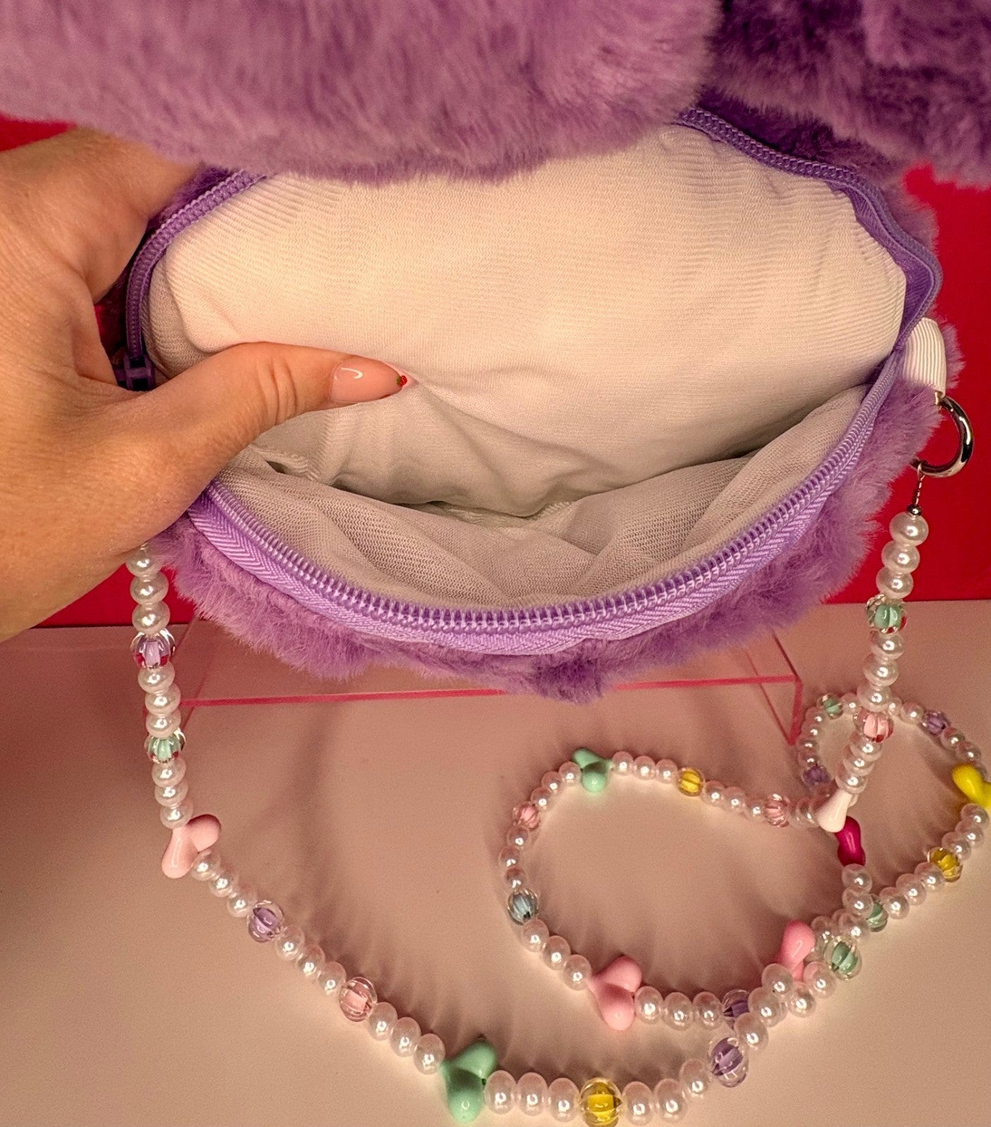 Samuel Dopamine Rabbit Chain Plush Bag Blind Box Brand New 💫