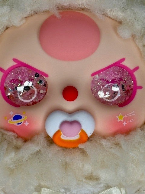 NEW Baby Three 400% V2 Plush Sweetheart Baby Custom Eyes & Pacifier Designer Toy